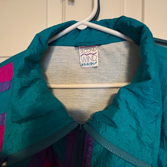 Vintage Colourful Second Wind 1980's  Men's Jacket - Picture 2 of 4